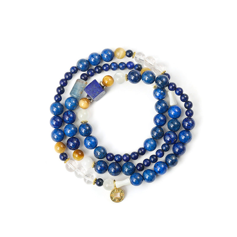 Famous Painting Series- Van Gogh's 《Starry Night》 Detail 4 - LuckyHertz Crystal Bracelet