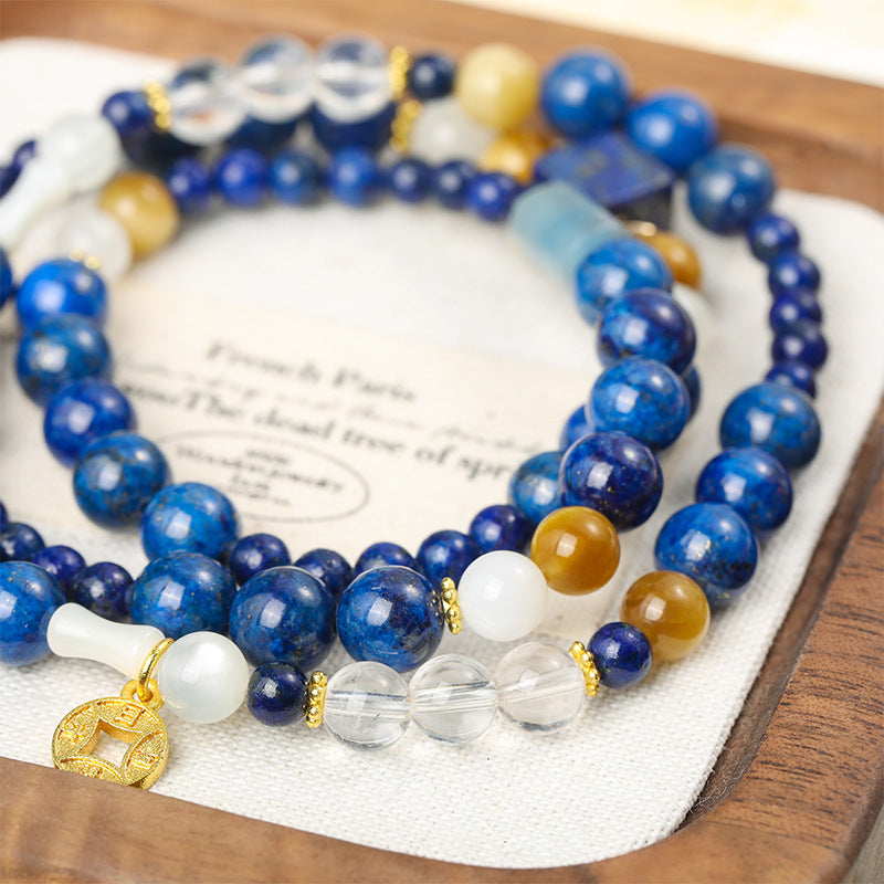 Famous Painting Series- Van Gogh's 《Starry Night》 Detail 3 - LuckyHertz Crystal Bracelet