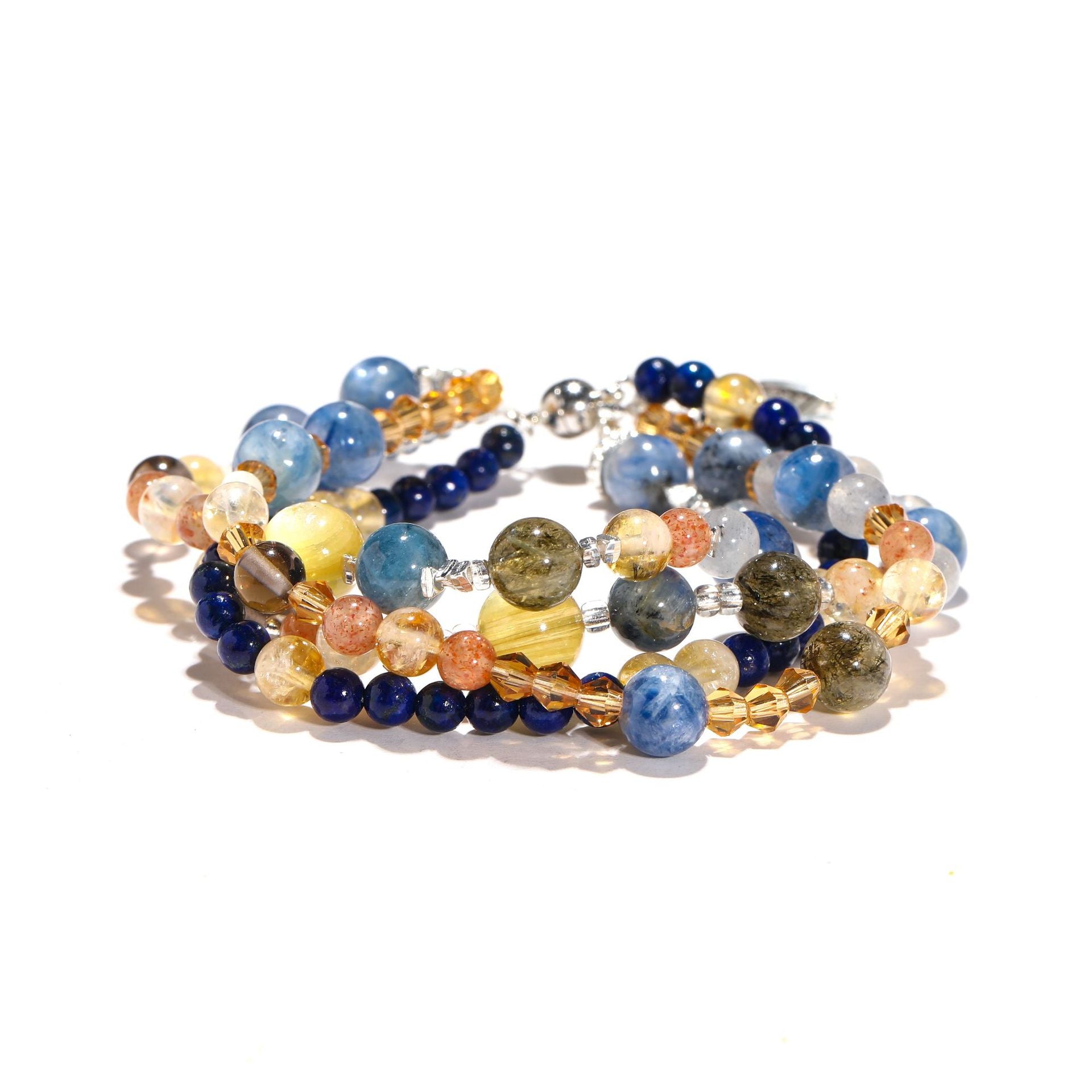 Famous Painting Series-Van Gogh's -《The Night Café》 Detail 4 - LuckyHertz Crystal Bracelet