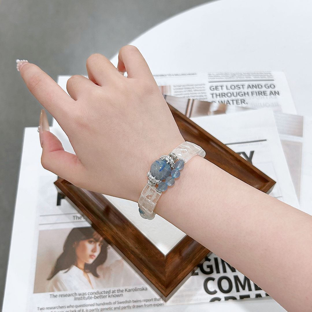 Famous Painting Series- Crosen's 《Angels》 Detail 4 - LuckyHertz Crystal Bracelet