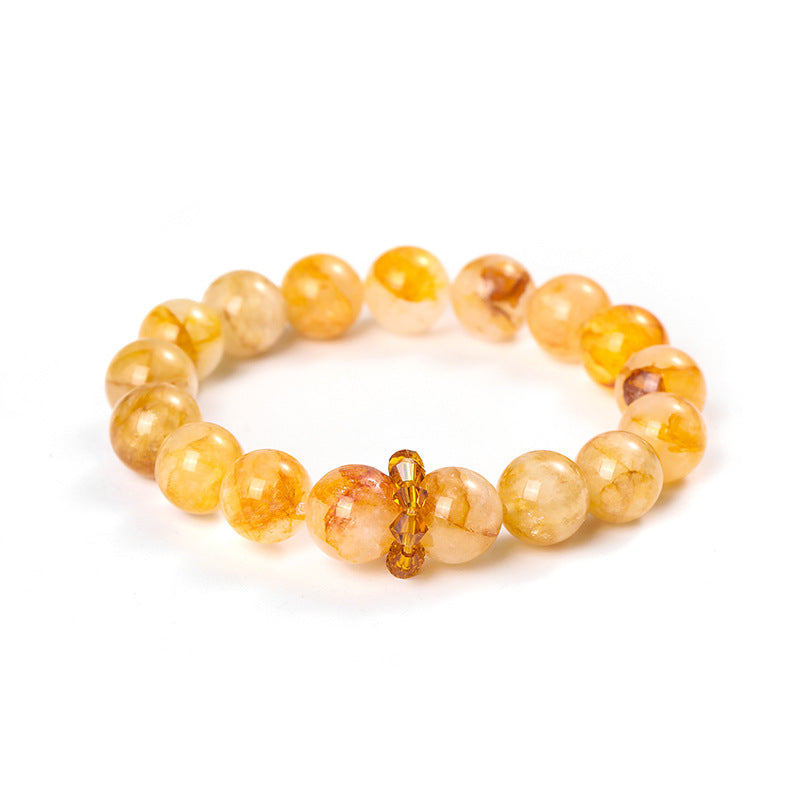 Golden moonlight Detail 4 - LuckyHertz Crystal Bracelet