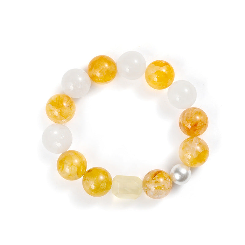 Orange Soda Detail 7 - LuckyHertz Crystal Bracelet