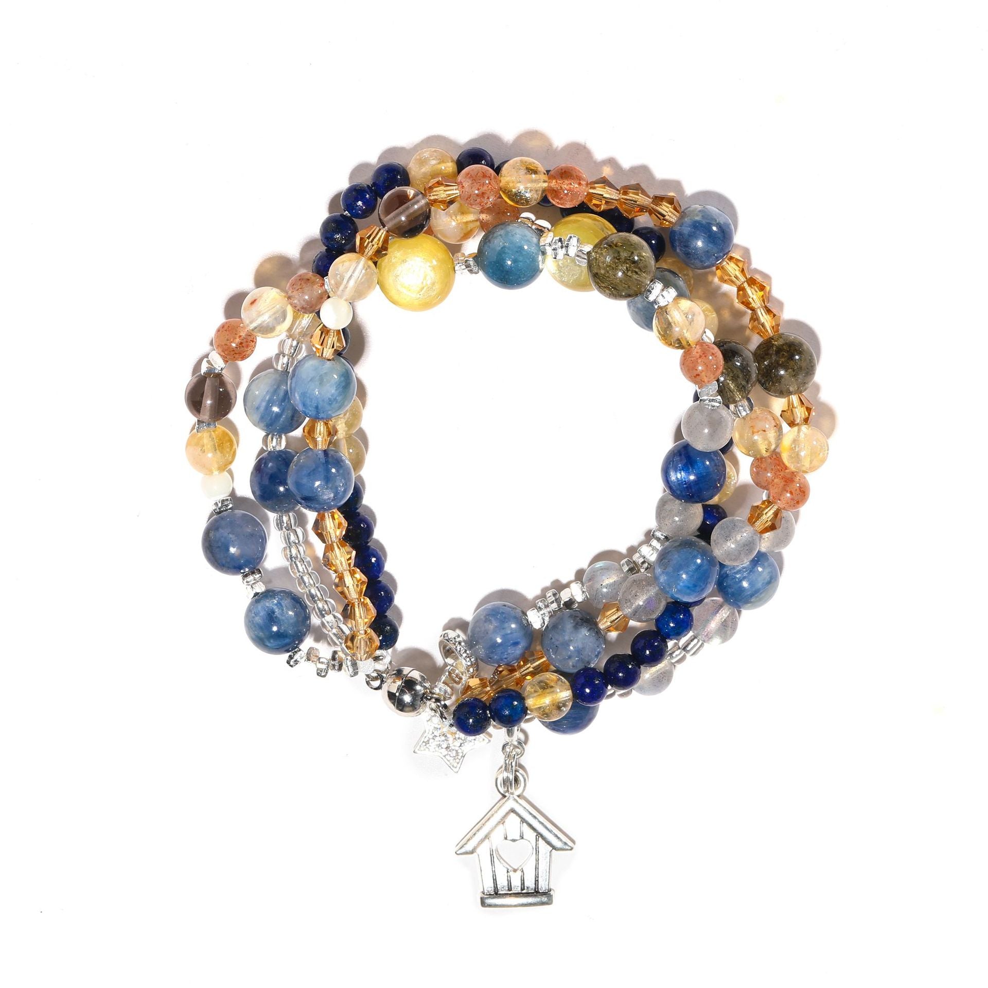 Famous Painting Series-Van Gogh's -《The Night Café》 Detail 2 - LuckyHertz Crystal Bracelet