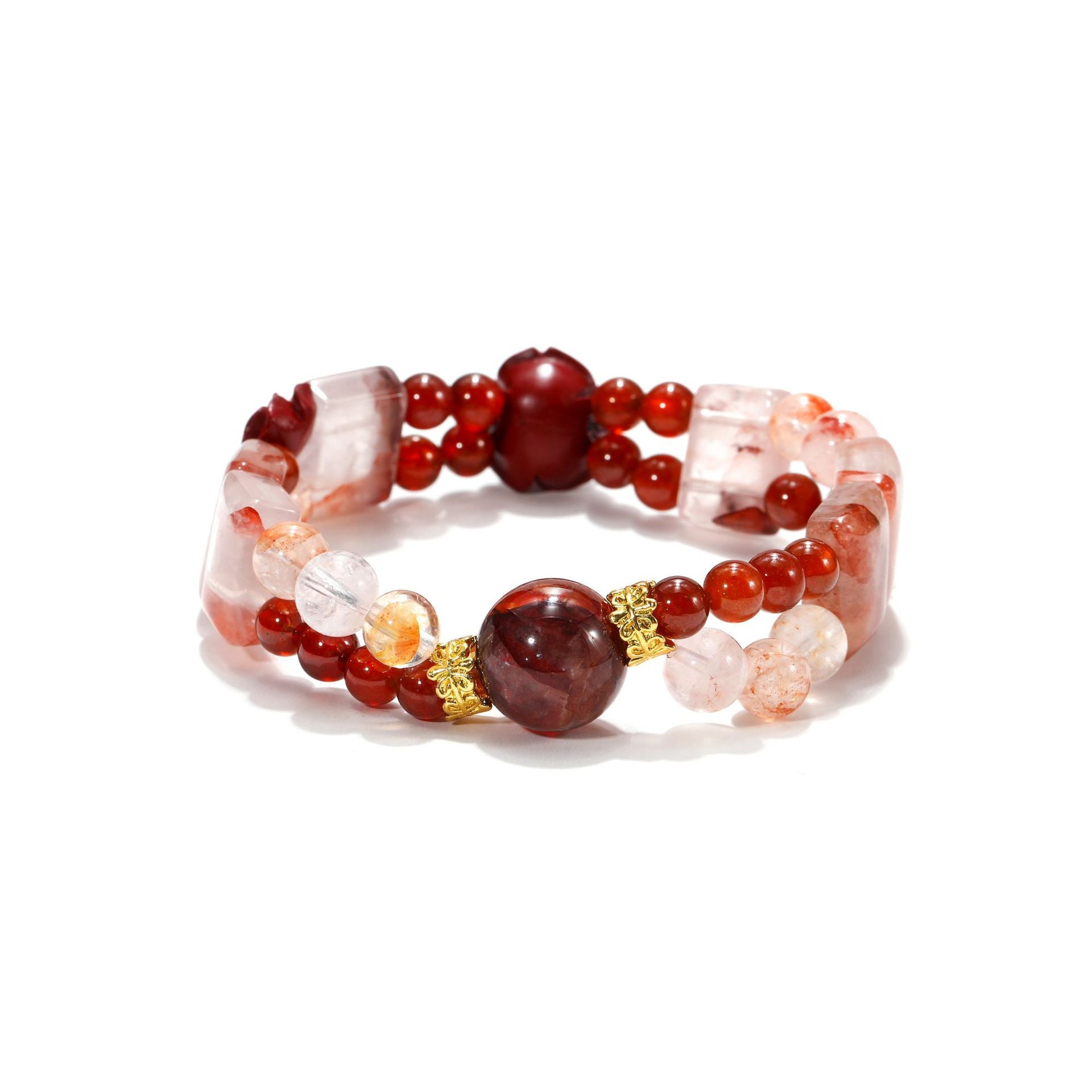 Rose Maid Detail 4 - LuckyHertz Crystal Bracelet