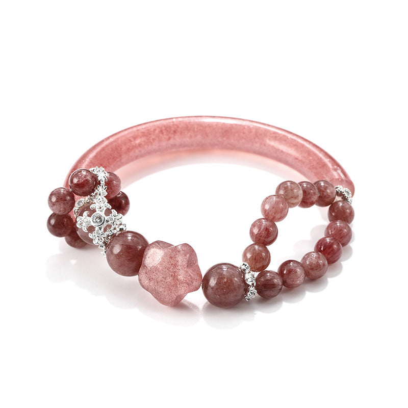 Heartwarming Moment Detail 4 - LuckyHertz Crystal Bracelet