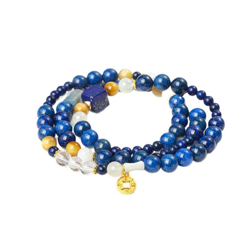 Famous Painting Series- Van Gogh's 《Starry Night》 Detail 5 - LuckyHertz Crystal Bracelet