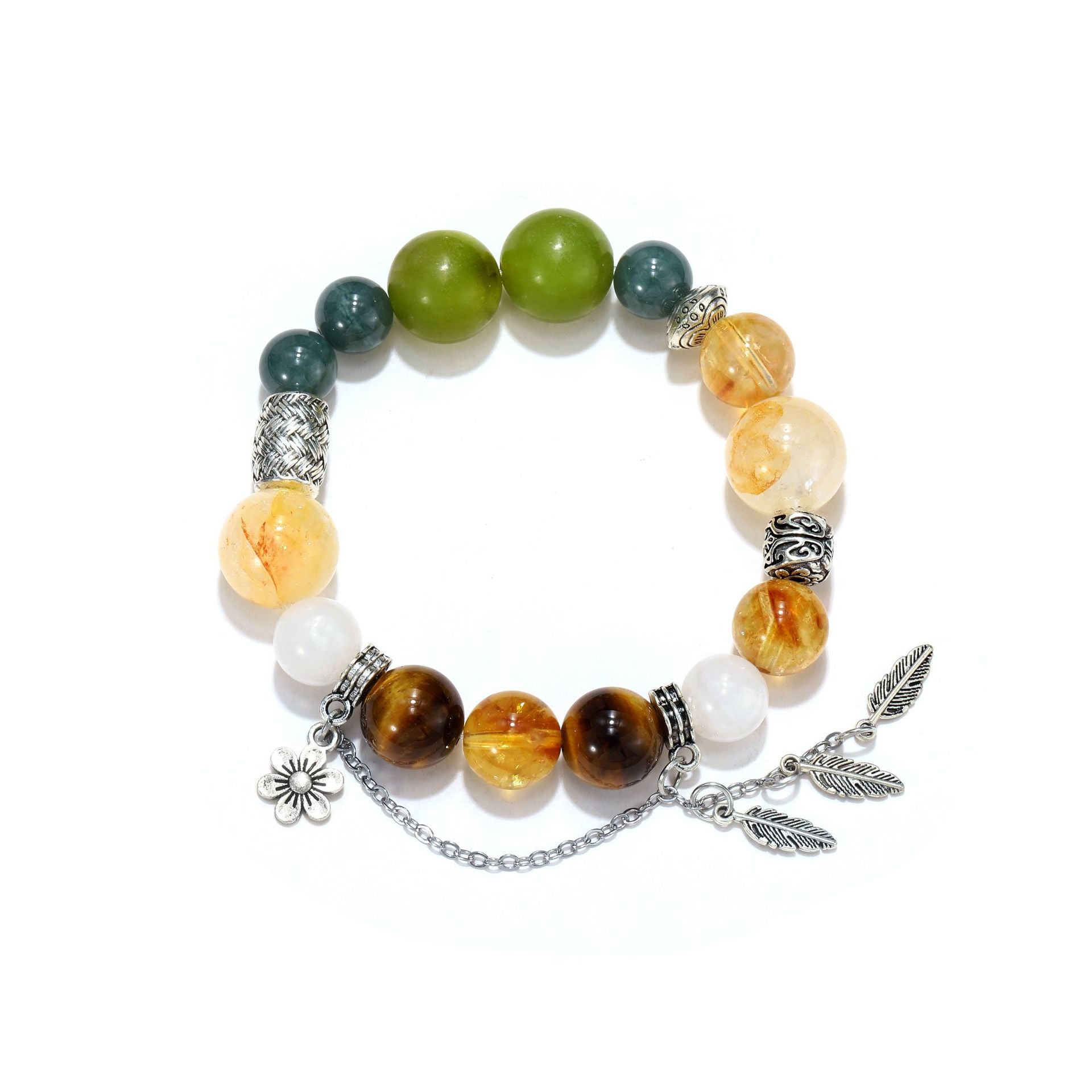 Maple Forest Village Detail 5 - LuckyHertz Crystal Bracelet